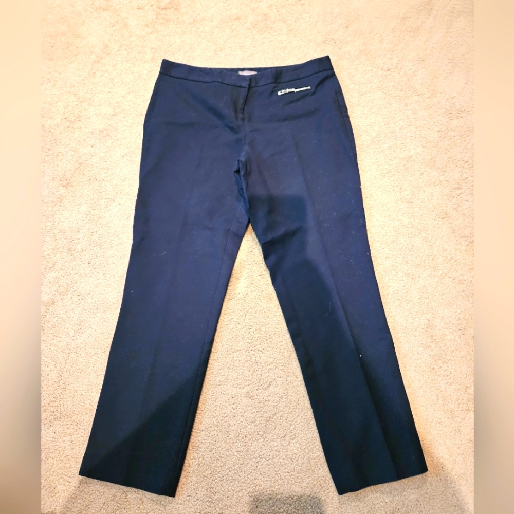 Vince Camuto Navy Ankle Length Pants